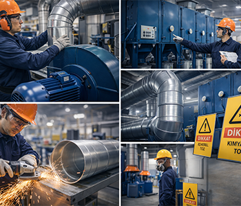 Aspirasyon ve Toz Toplama Sistemlerinde İş Güvenliği Ön Planda